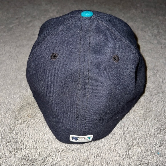 New Era 59FIFTY Teal/Navy Seattle Mariners Authentic Collection On Field 7-1/4 - Picture 3 of 8